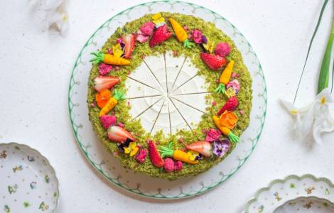 Velikonoční mechový dort podle Mrs. Palačinka