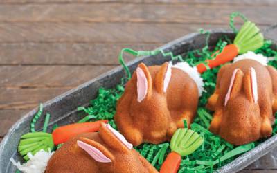 Velikonoční zajíčci s čokoládou a vaječným koňakem podle Edity